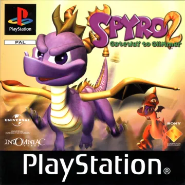 Spyro 2 - Gateway to Glimmer (EU) box cover front